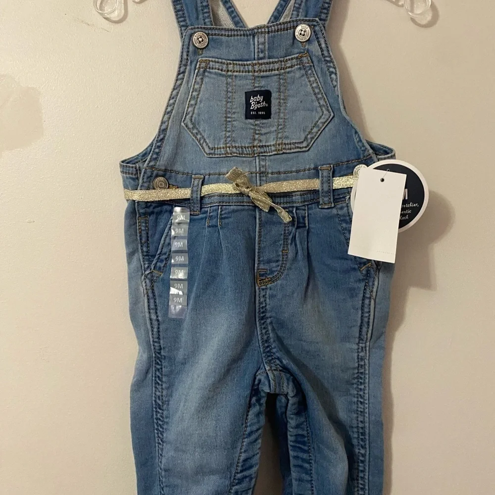NWT Oshkosh B’Gosh Knit‎ Denim Overalls